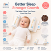 Milonia™ Baby Pillow - Flat Head Prevention & Neck Support for Newborns